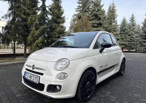 Fiat 500 cena 29900 przebieg: 135000, rok produkcji 2013 z Poznań małe 631